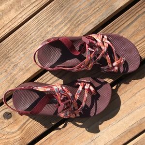 Chaco Burgundy Sandals